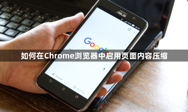 如何在Chrome浏览器中启用页面内容压缩1