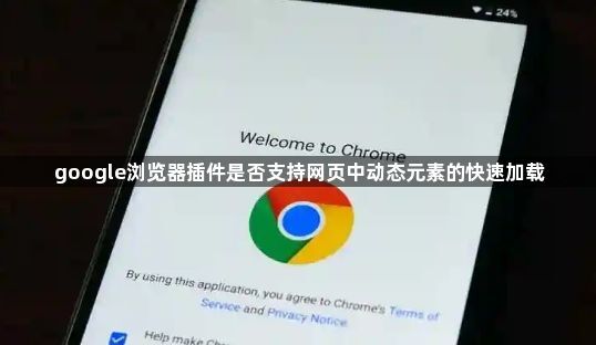 google浏览器插件是否支持网页中动态元素的快速加载1