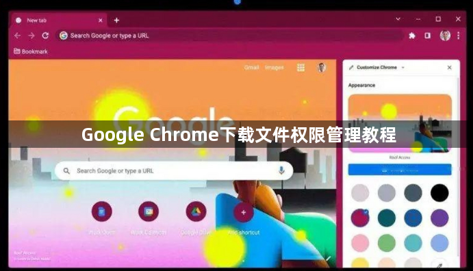 Google Chrome下载文件权限管理教程1