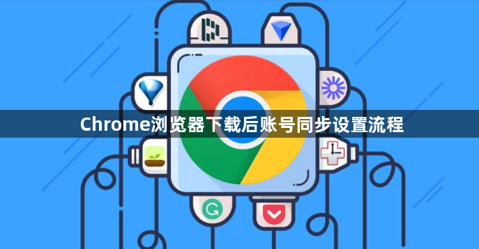 Chrome浏览器下载后账号同步设置流程1