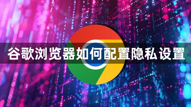 谷歌浏览器如何配置隐私设置1