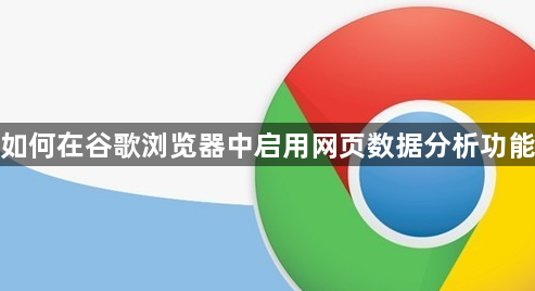 如何在谷歌浏览器中启用网页数据分析功能1