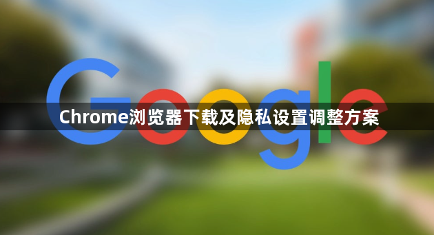 Chrome浏览器下载及隐私设置调整方案1
