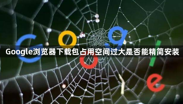 Google浏览器下载包占用空间过大是否能精简安装1