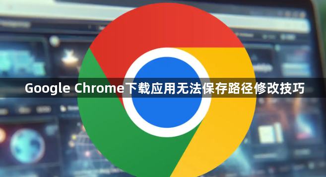 Google Chrome下载应用无法保存路径修改技巧1