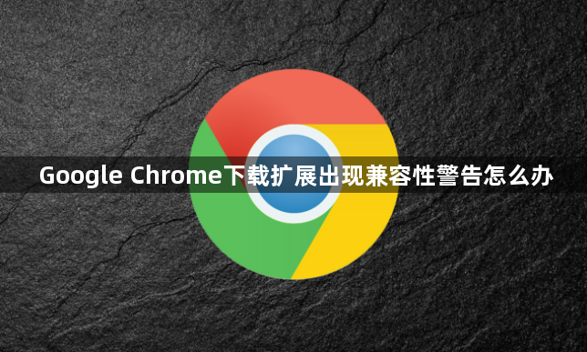 Google Chrome下载扩展出现兼容性警告怎么办1