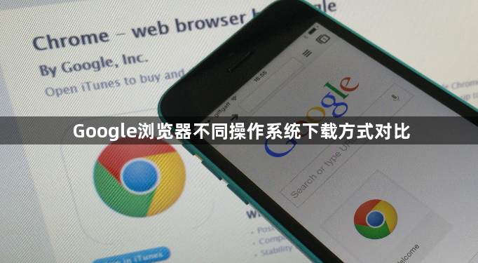 Google浏览器不同操作系统下载方式对比1