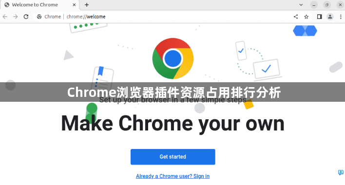 Chrome浏览器插件资源占用排行分析1