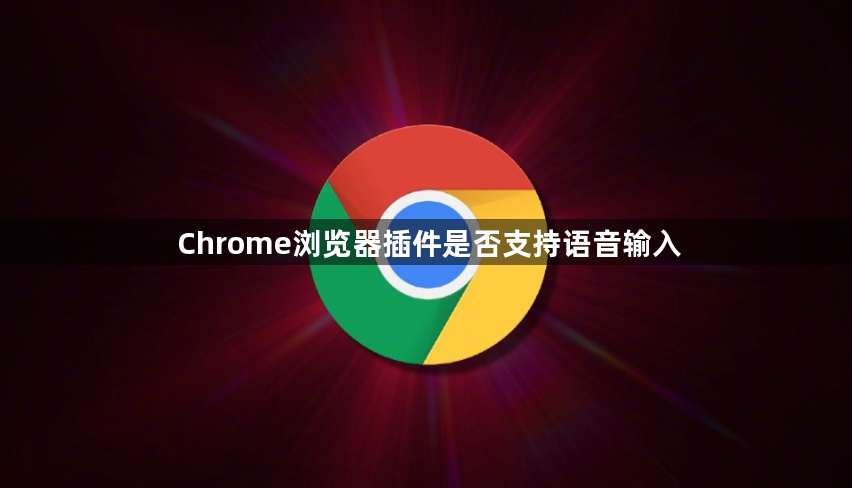 Chrome浏览器插件是否支持语音输入1