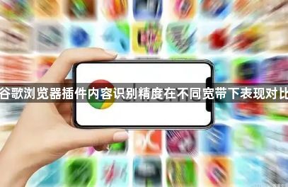 谷歌浏览器插件内容识别精度在不同宽带下表现对比1