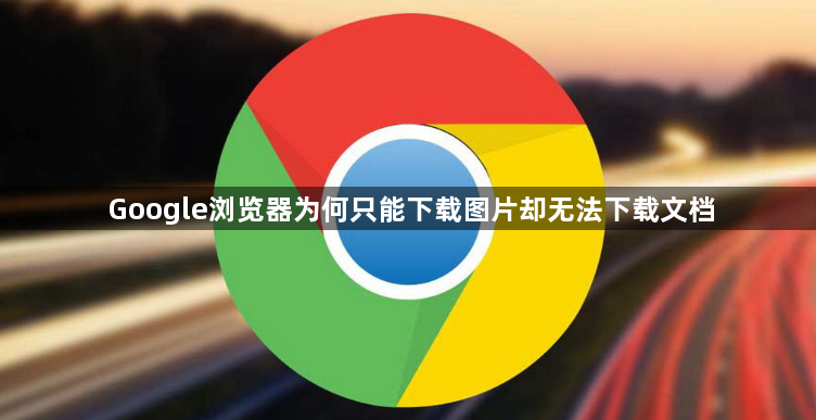 Google浏览器为何只能下载图片却无法下载文档1