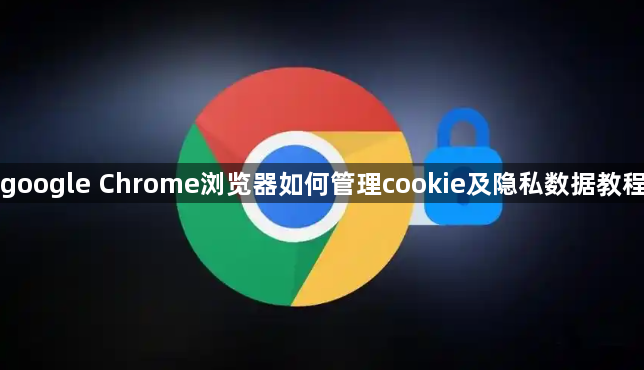 google Chrome浏览器如何管理cookie及隐私数据教程1