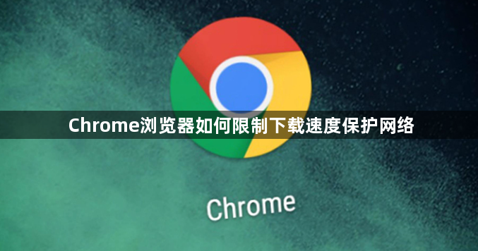 Chrome浏览器如何限制下载速度保护网络1