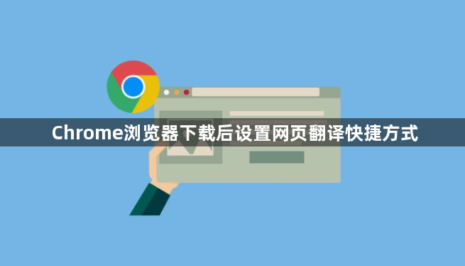 Chrome浏览器下载后设置网页翻译快捷方式1