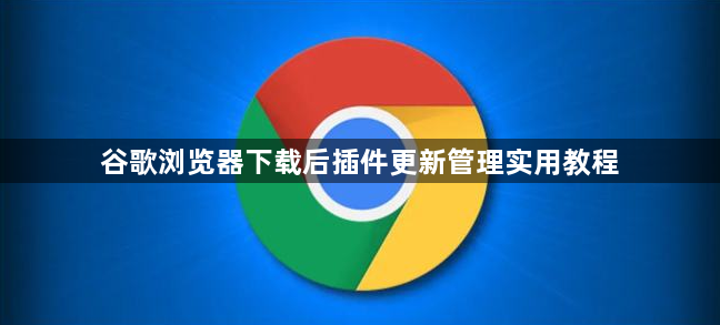 谷歌浏览器下载后插件更新管理实用教程1