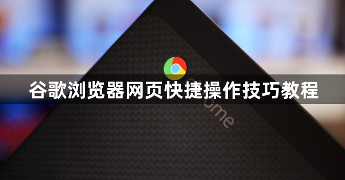 谷歌浏览器网页快捷操作技巧教程1